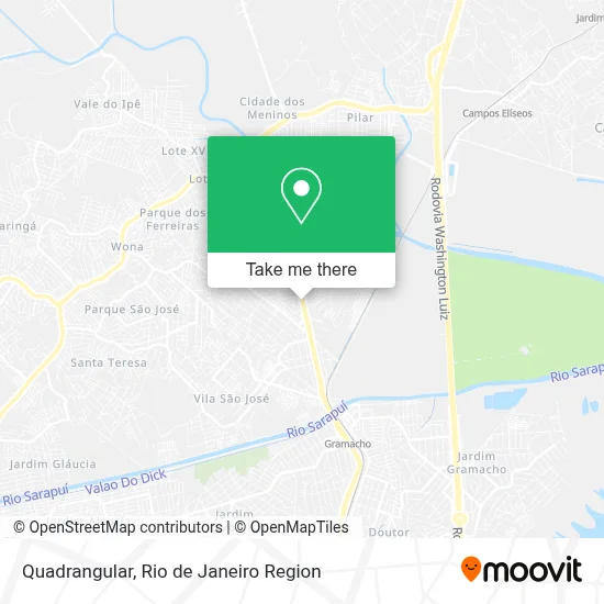 Quadrangular map
