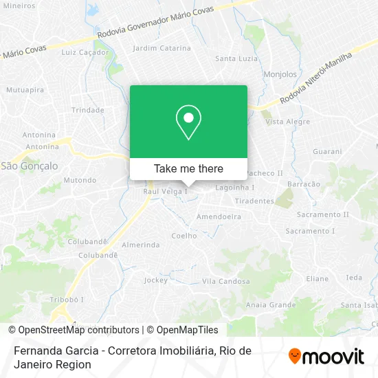 Fernanda Garcia - Corretora Imobiliária map