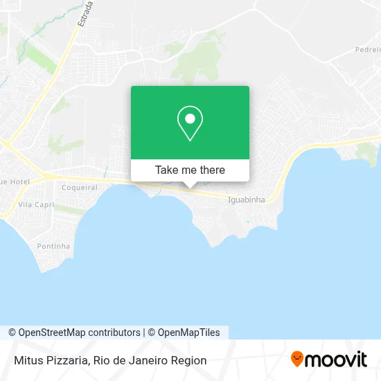 Mitus Pizzaria map