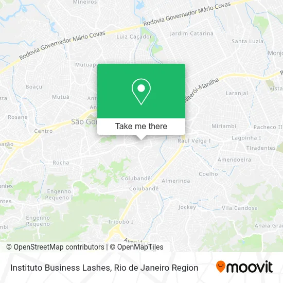 Instituto Business Lashes map