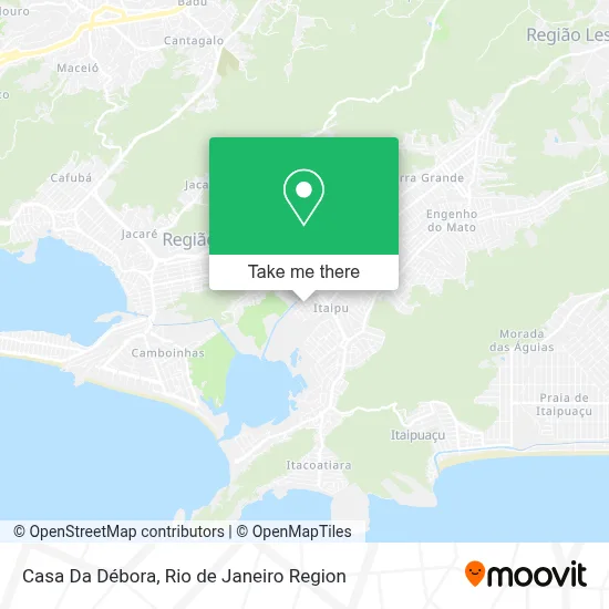 Casa Da Débora map