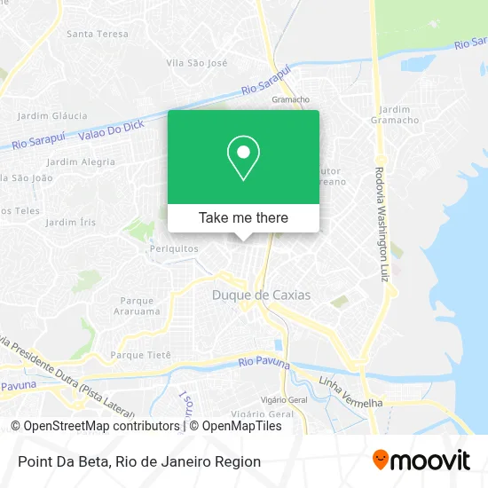 Point Da Beta map