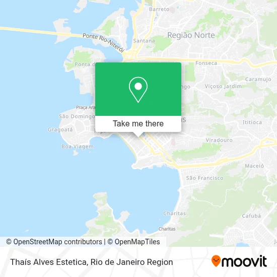 Thaís Alves Estetica map