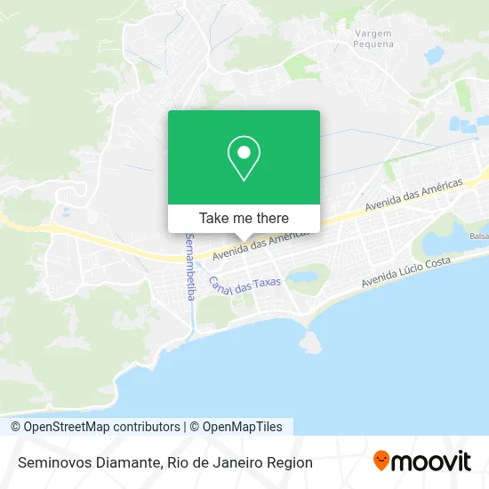 Seminovos Diamante map