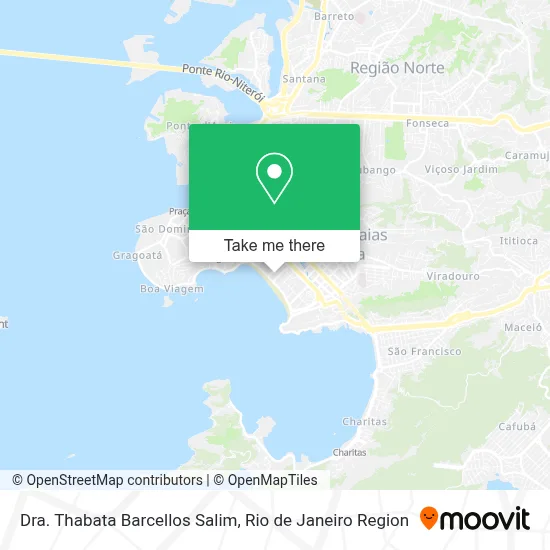 Dra. Thabata Barcellos Salim map