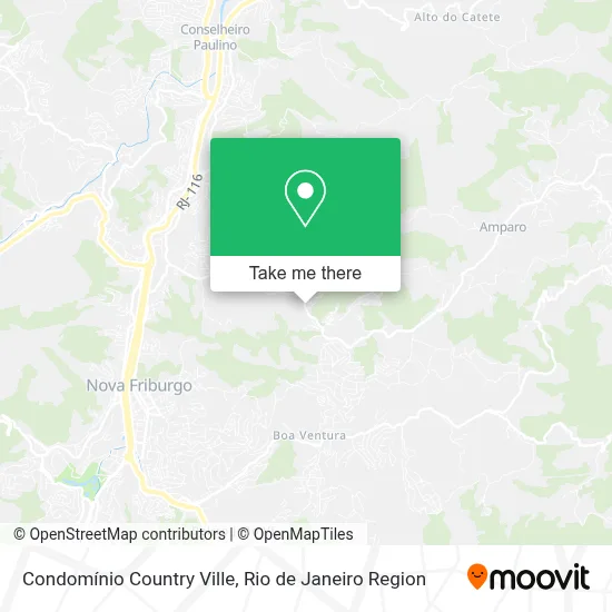 Condomínio Country Ville map