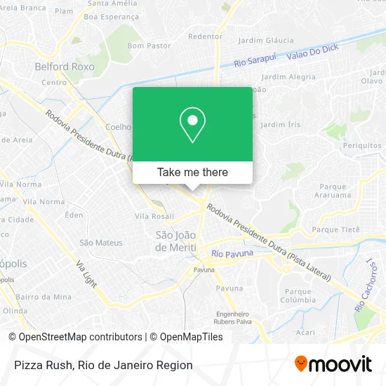 Pizza Rush map