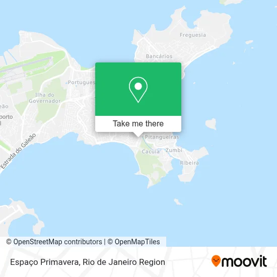 Espaço Primavera map