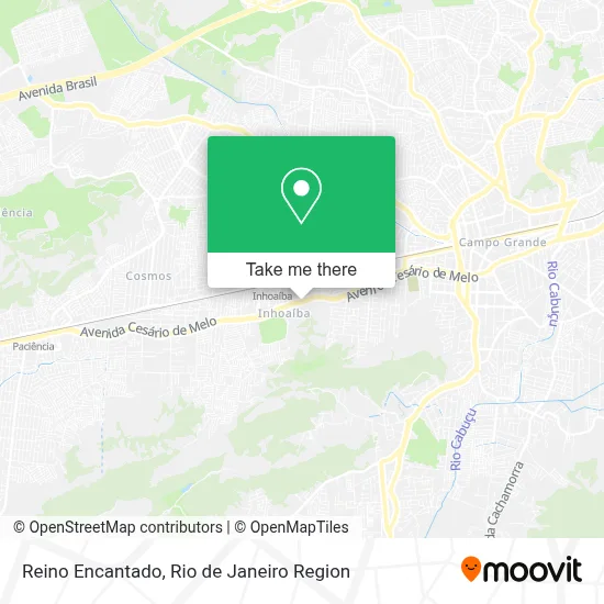 Reino Encantado map