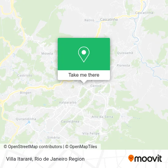 Villa Itararé map