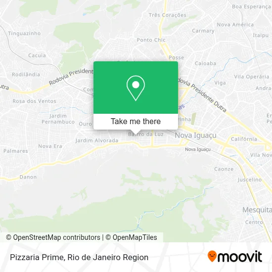 Pizzaria Prime map