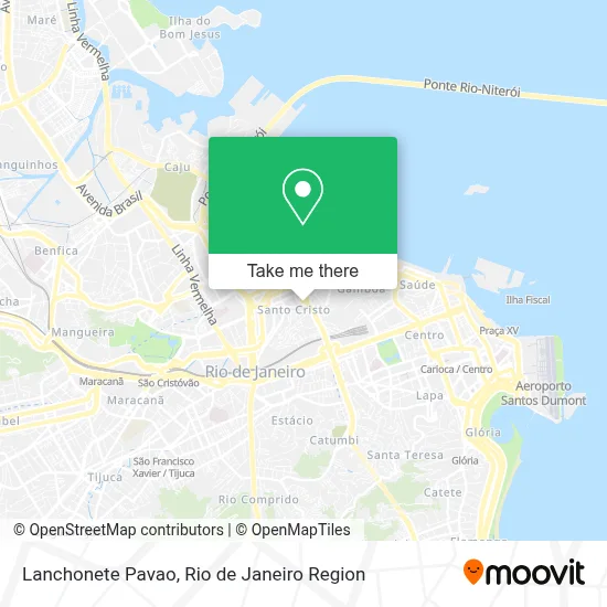 Lanchonete Pavao map