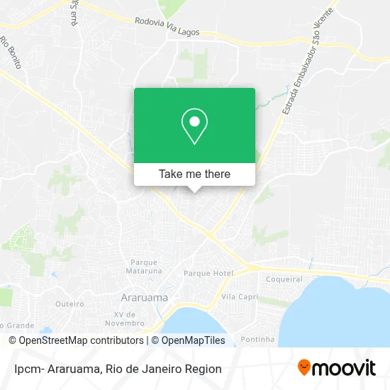 Ipcm- Araruama map