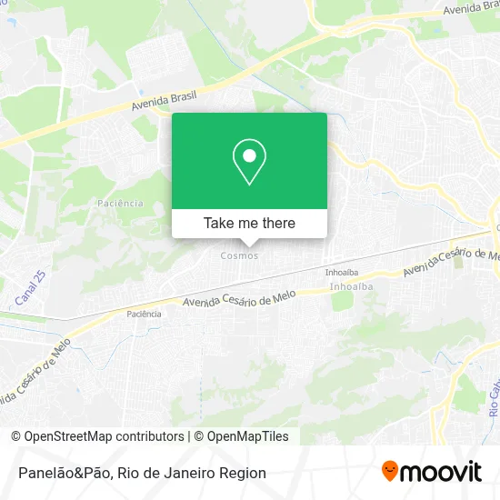 Panelão&Pão map