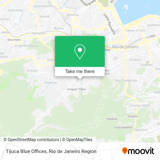 Tijuca Blue Offices map