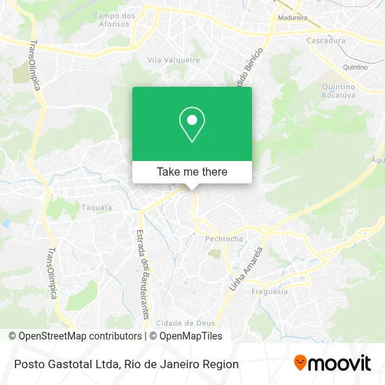Posto Gastotal Ltda map
