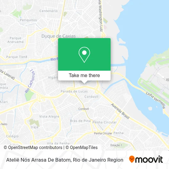 Ateliê Nós Arrasa De Batom map