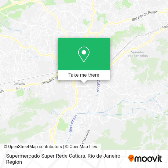 Supermercado Super Rede Catiara map