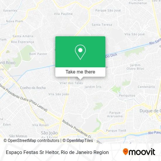 Espaço Festas Sr Heitor map