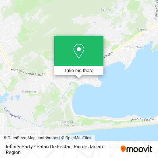 Infinity Party - Salão De Festas map