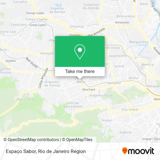 Espaço Sabor map