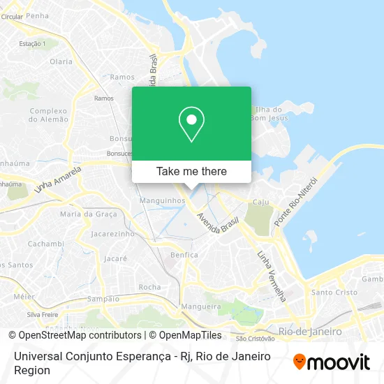Universal Conjunto Esperança -  Rj map