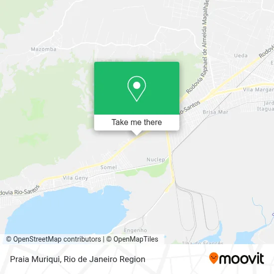 Praia Muriqui map