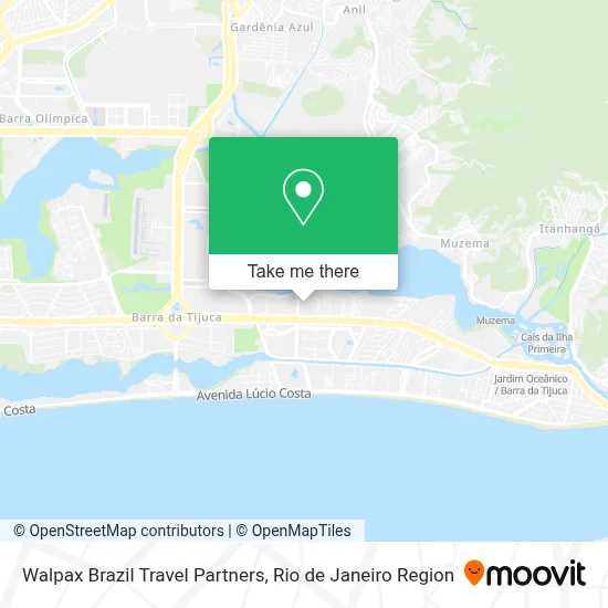 Walpax Brazil Travel Partners map