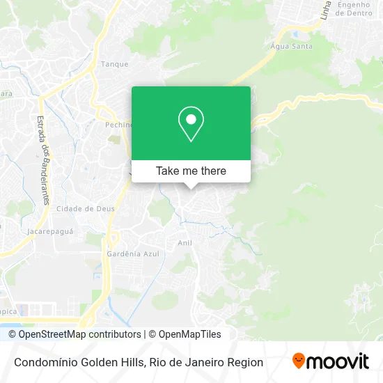 Condomínio Golden Hills map