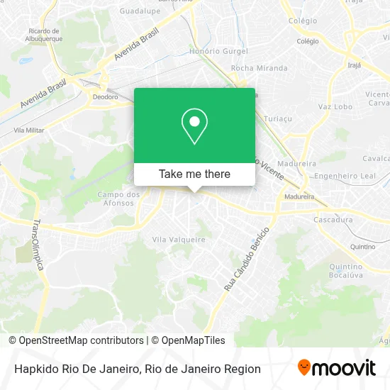 Hapkido Rio De Janeiro map