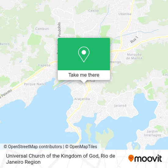 Igreja Universal Do Reino De Deus map