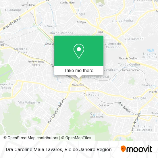 Dra Caroline Maia Tavares map