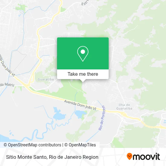 Sítio Monte Santo map
