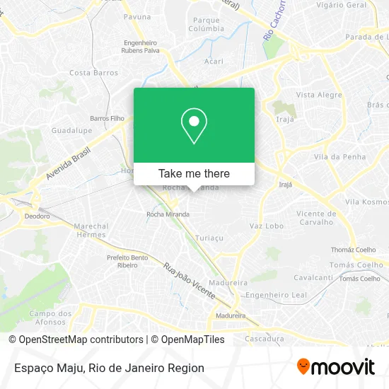 Espaço Maju map