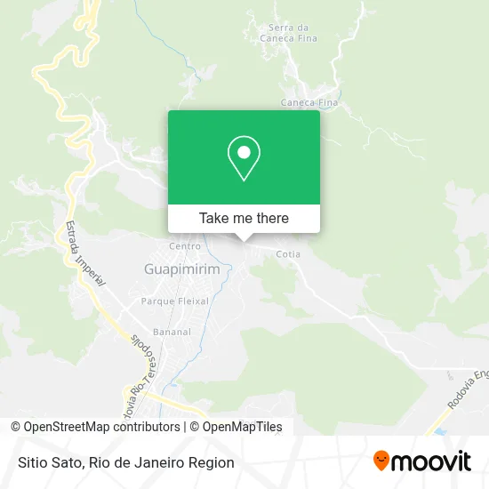 Sitio Sato map