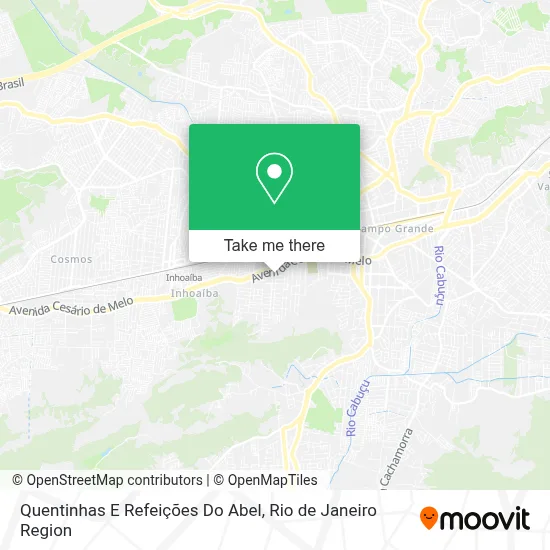 Quentinhas E Refeições Do Abel map