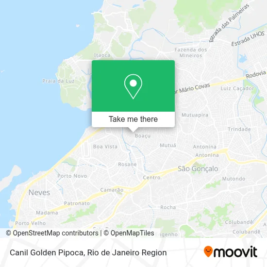 Canil Golden Pipoca map