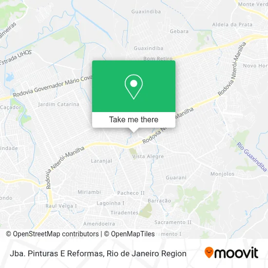 Jba. Pinturas E Reformas map