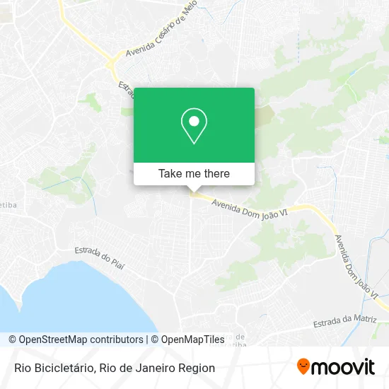 Rio Bicicletário map