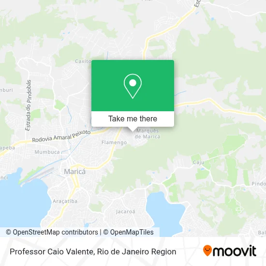 Professor Caio Valente map