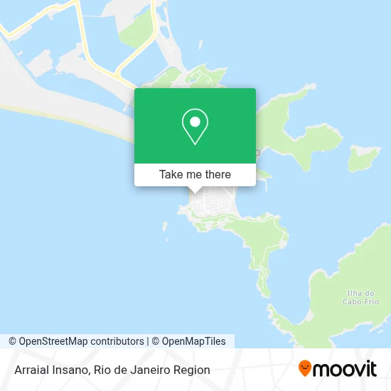 Arraial Insano map