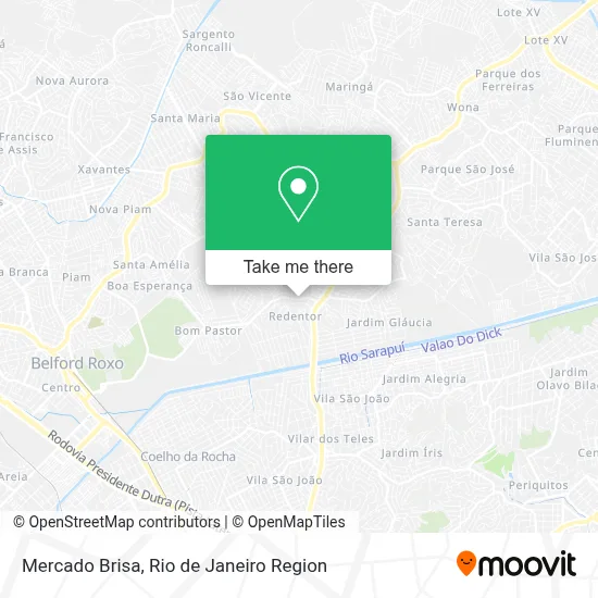 Mercado Brisa map