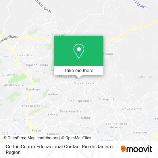 Ceduc Centro Educacional Cristão map