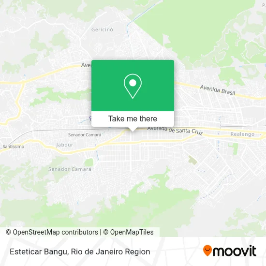 Esteticar Bangu map