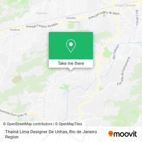 Thainá Lima  Designer De Unhas map