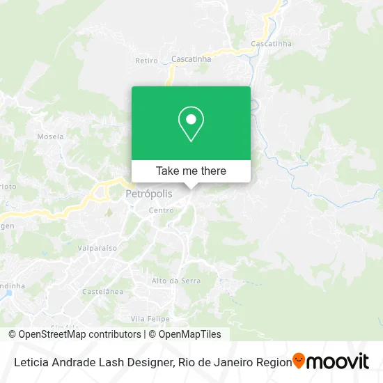 Leticia Andrade Lash Designer map