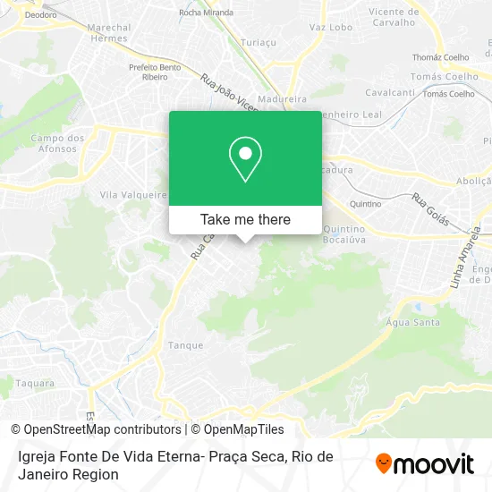 Igreja Fonte De Vida Eterna- Praça Seca map