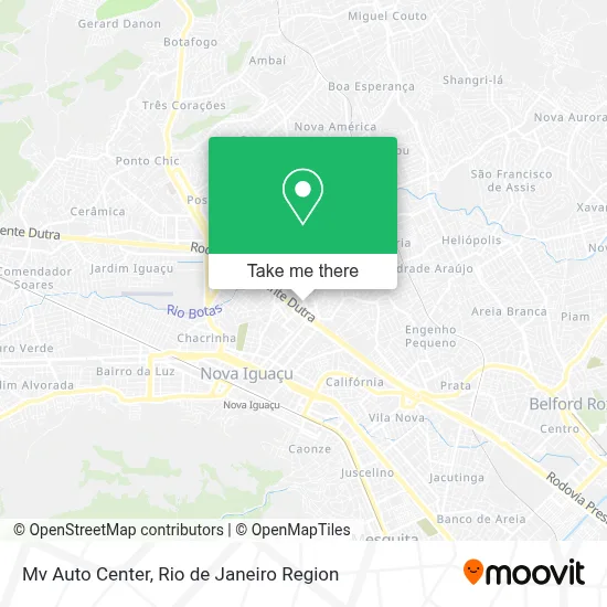 Mv Auto Center map