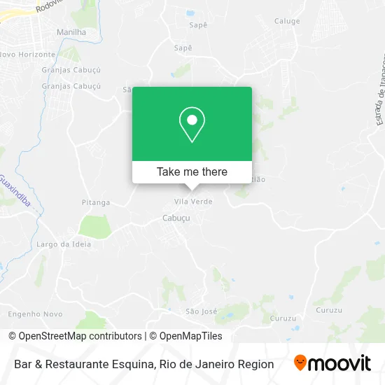Bar & Restaurante Esquina map