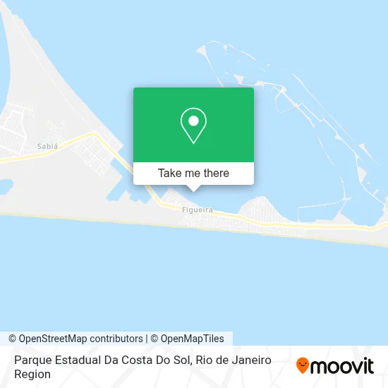 Parque Estadual Da Costa Do Sol map
